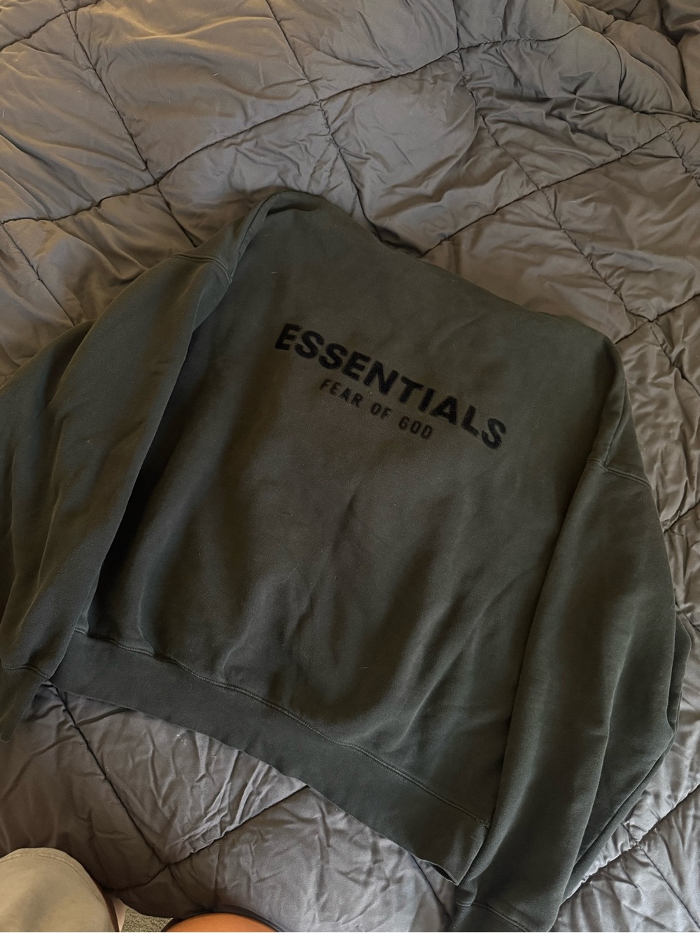 Fear of God ESSENTIALS Women’s Black Hoodie